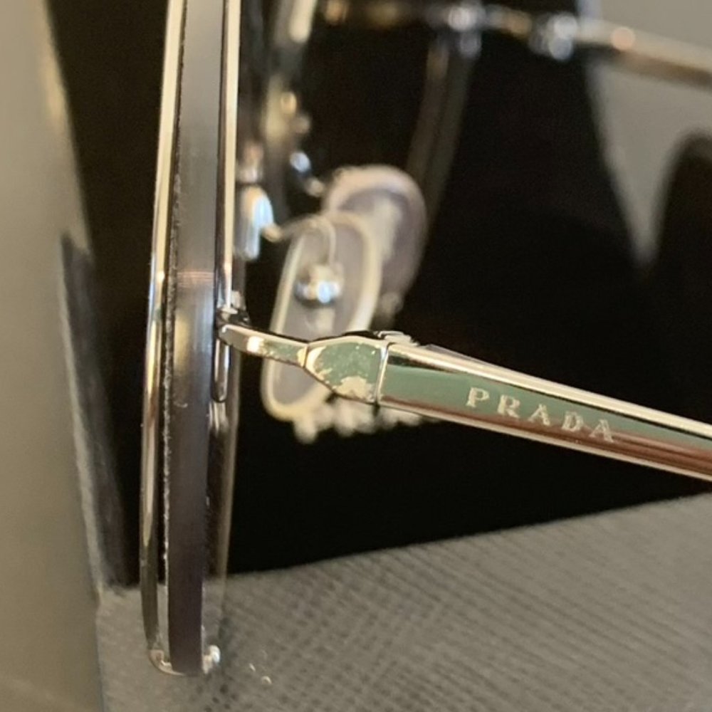 Authentic Prada Round/Oval Gradient Sunglasses Wi… - image 5